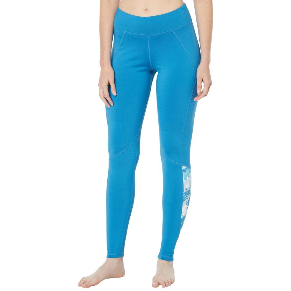 Hot Chillys Women's Printed Seamed Tight,Summit Blue/Blue Skies Camo Large